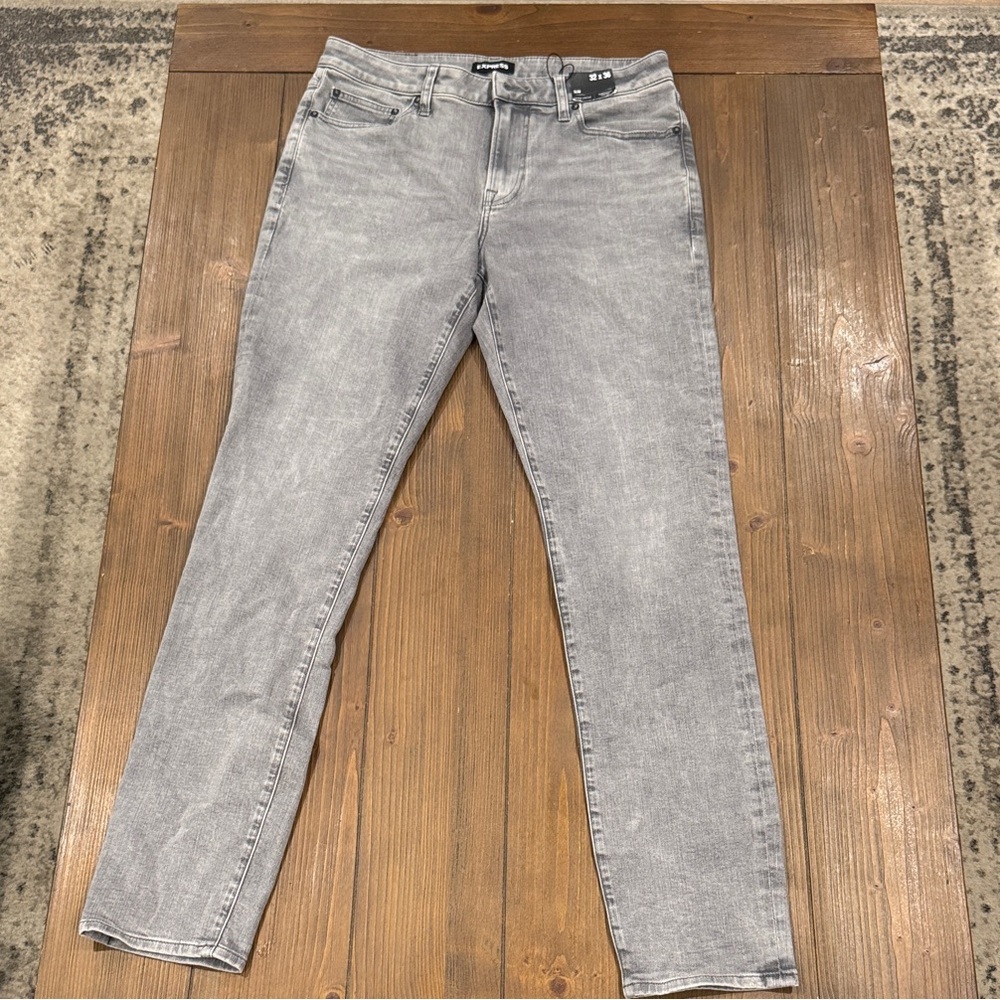 Express Gray Slim Men Jeans